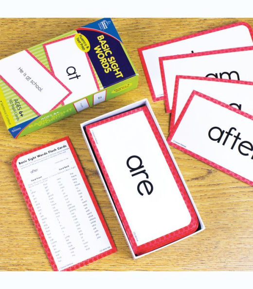 Basic Sight Words Flash Cards, Ages 6 - 9