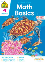 Title: School Zone Math Basics Grade 4 Workbook, Author: School Zone