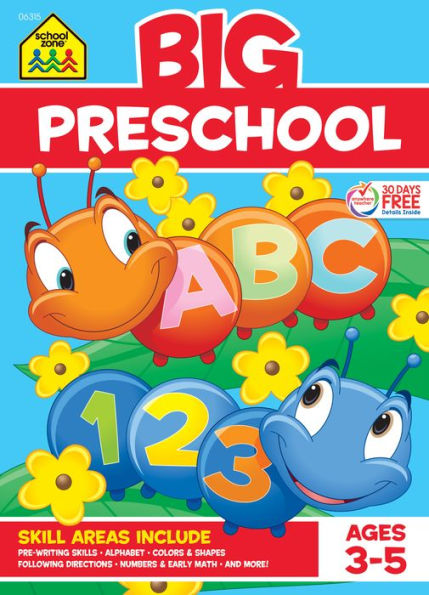 School Zone Big Preschool Workbook