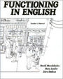 Functioning in English: Teacher's Manual