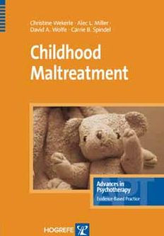 Childhood Maltreatment: Advances in Psychotherapy