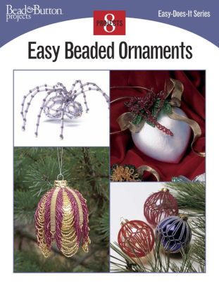 beaded christmas ornaments books