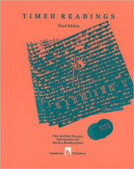 Title: Timed Readings in Literature, Book 2: Fifty 400-word Passages with Questions for Building Reading Speed / Edition 1, Author: Edward Spargo