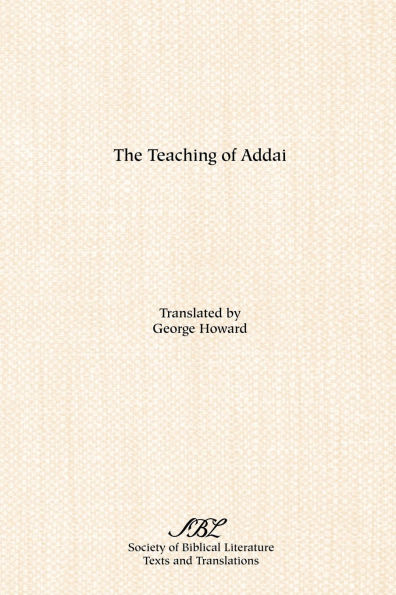 The Teaching of Addai