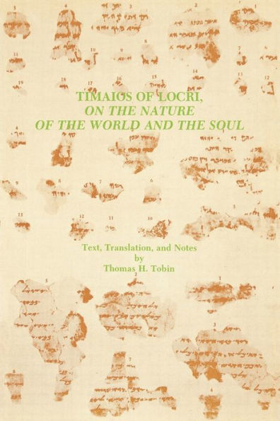Timaios of Locri: On the Nature of the World and the Soul