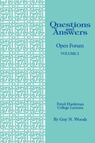 Title: Questions & Answers: Open Forum, Author: Guy N Woods