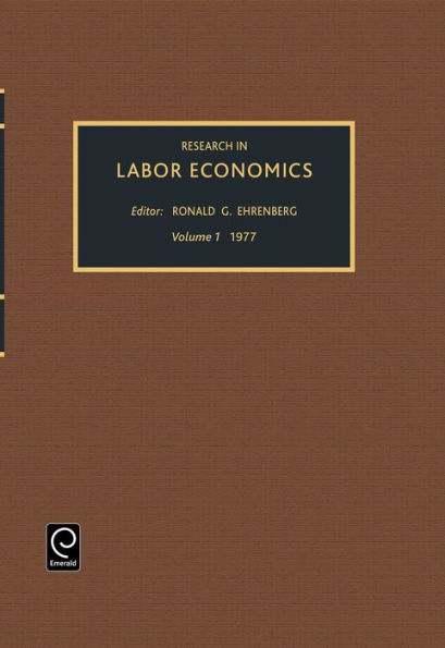 Research in Labor Economics / Edition 1