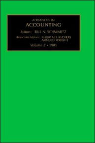 Title: Advances In Accounting, Author: Bill N. Schwartz