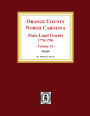 Orange County, North Carolina: STATE LAND GRANTS, 1778-1790. (Volume #1)