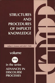 Title: Structures and Procedures of Implicit Knowledge, Author: Bloomsbury Academic