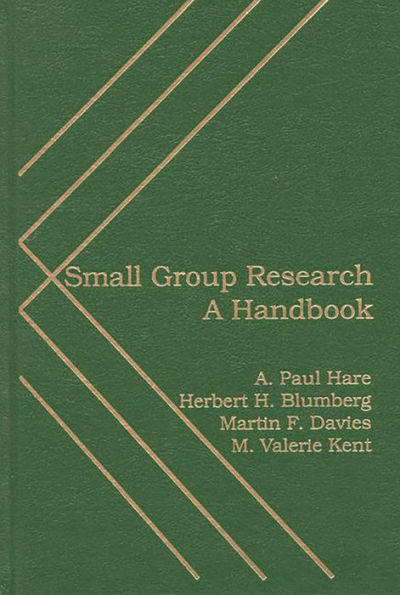 Small Group Research: A Handbook