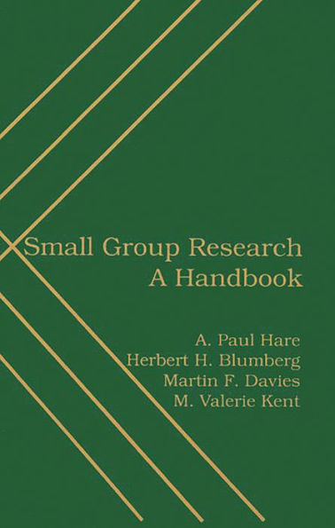 Small Group Research: A Handbook