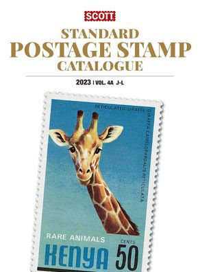 2023 Scott Stamp Postage Catalogue Volume 4: Cover Countries J-M: Scott Stamp Postage Catalogue Volume 4: Countries J-M