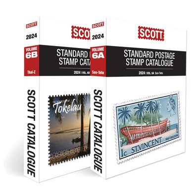 2024 Scott Stamp Postage Catalogue Volume 6: Cover Countries San-Z (2 Copy Set): Scott Stamp Postage Catalogue Volume 6: Countries San-Z
