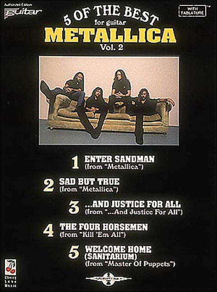 Metallica - Five of the Best: Play-It-Like-It-Is Guitar