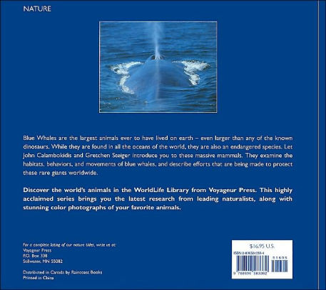 Blue Whales Worldlife Library Series By John Calambokid