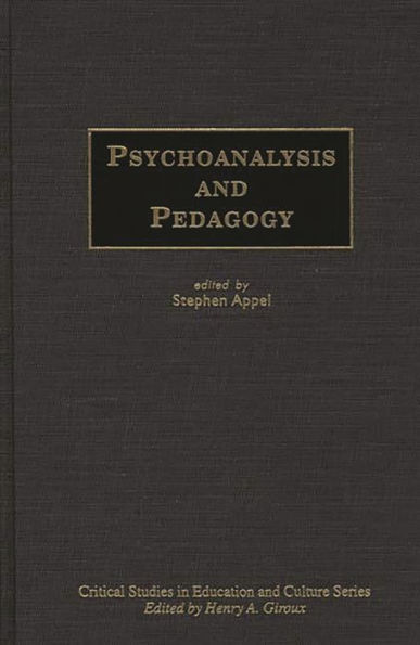 Psychoanalysis and Pedagogy