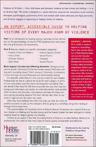 Counseling Victims of Violence: A Handbook for Helping Professionals / Edition 2