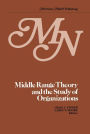 Middle Range Theory and the Study of Organizations / Edition 1