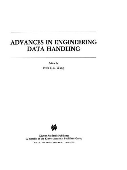 Advances in Engineering Data Handling: Case Studies / Edition 1