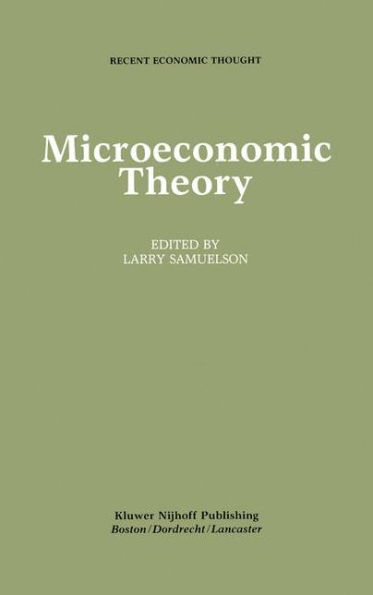 Microeconomic Theory / Edition 1
