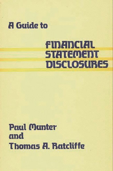 A Guide to Financial Statement Disclosures