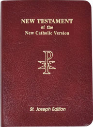 Title: Saint Joseph Vest Pocket New Testament: New American Bible (NAB), red bonded leather, gold-edged, Author: Catholic Book Publishing Company