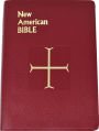 Saint Joseph Gift Bible, Full Size Print Edition: New American Bible (NABRE), red imitation leather