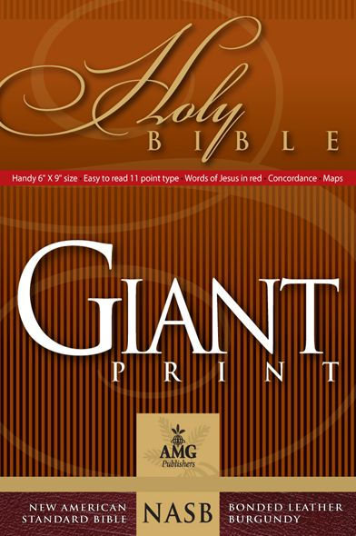 Giant Print Handy-Size Reference Bible: NASB 1977 Edition