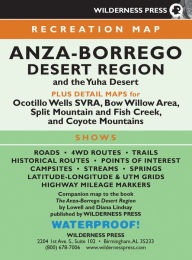 Title: MAP Anza-Borrego Desert Region, Author: Diana Lindsay