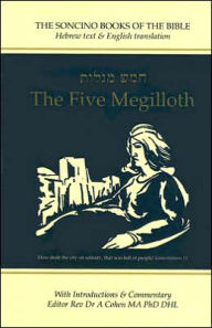 Title: The Five Megilloth: Hebrew Text & English Translation with an Introduction and Commentary (The Soncino Books of the Bible Series), Author: A. Cohen