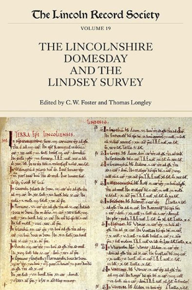 The Lincolnshire Domesday and the Lindsey Survey