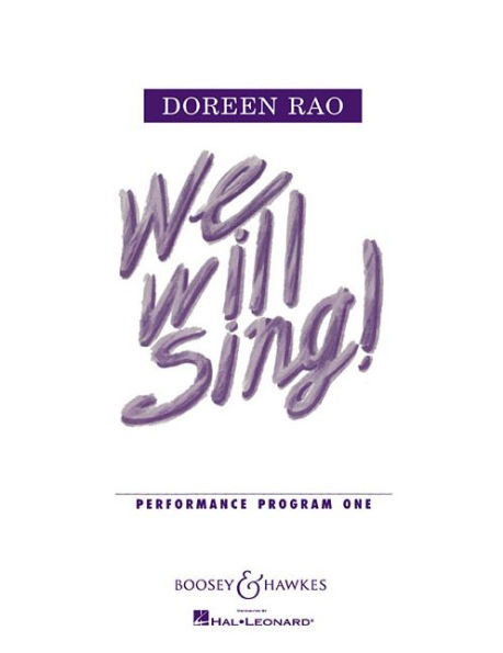 We Will Sing! - Performance Project 1: Book Only