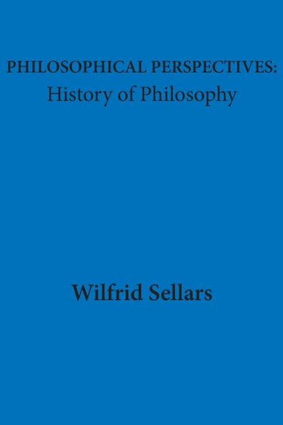 Philosophical Perspectives: History of Philosophy