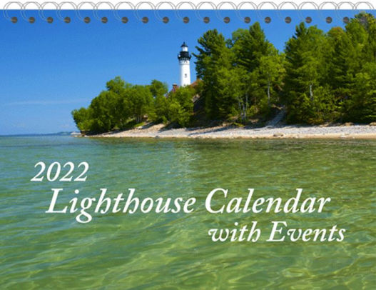 2022 Lighthouse with Events Wall Calendar by Calendar Advertising Co