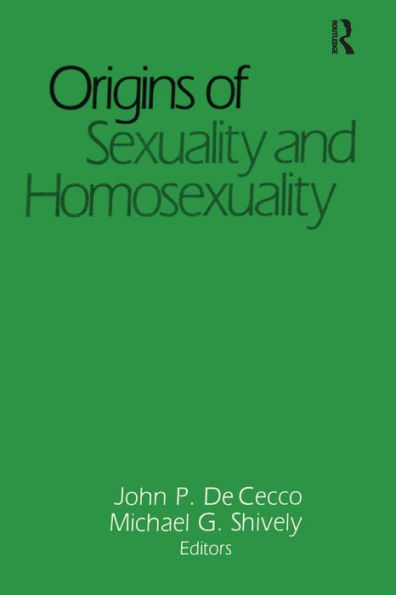 Origins of Sexuality and Homosexuality / Edition 1