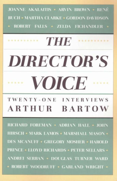 The Director's Voice: Twenty-One Interviews / Edition 1