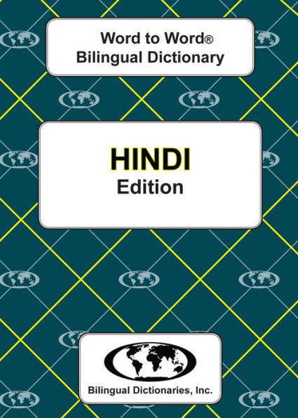 Hindi Word to Word Bilingual Dictionary