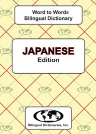 Title: Japanese Word to Word Bilingual Dictionary, Author: C MA Sesma
