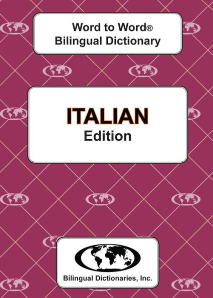 Italian Word to Word Bilingual Dictionary