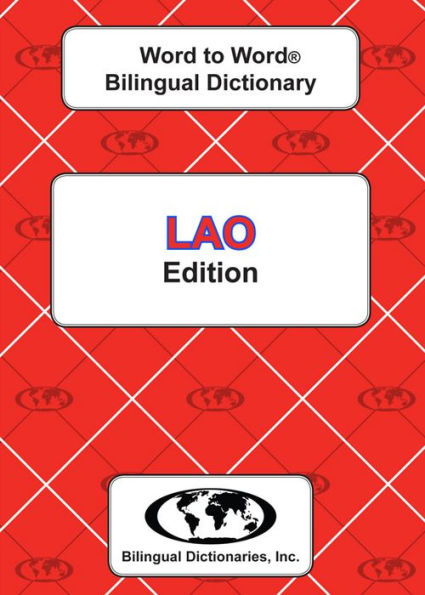 Lao Word to Word Bilingual Dictionary