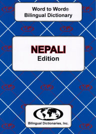 Title: Nepali Word to Word Bilingual Dictionary, Author: C MA Sesma