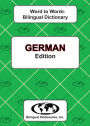 German Word to Word Bilingual Dictionary