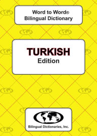 Title: Turkish Word to Word Bilingual Dictionary, Author: C MA Sesma