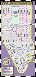 Title: Streetwise Manhattan Address Map - Laminated Address Map of Manhattan, NY - Folding Pocket Size Travel Map (2010), Author: Streetwise Maps