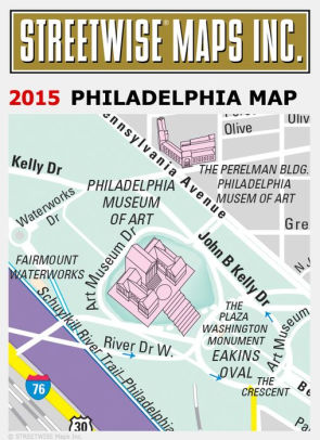 Streetwise Philadelphia Map - Laminated City Center Street Map of ...