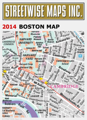 Streetwise Boston Map - Laminated City Center Street Map of Boston ...