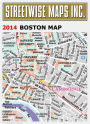 Alternative view 7 of Streetwise Boston Map - Laminated City Center Street Map of Boston, Massachusetts - Folding Pocket Size Travel Map With Metro (2014)