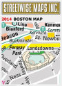 Alternative view 8 of Streetwise Boston Map - Laminated City Center Street Map of Boston, Massachusetts - Folding Pocket Size Travel Map With Metro (2014)