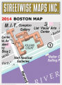 Alternative view 9 of Streetwise Boston Map - Laminated City Center Street Map of Boston, Massachusetts - Folding Pocket Size Travel Map With Metro (2014)